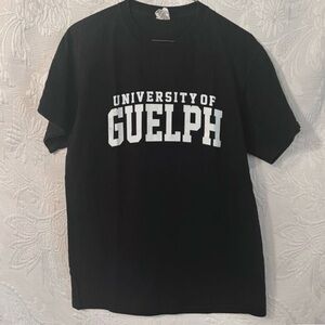 University of Guelph T-Shirt-Size Medium~Black